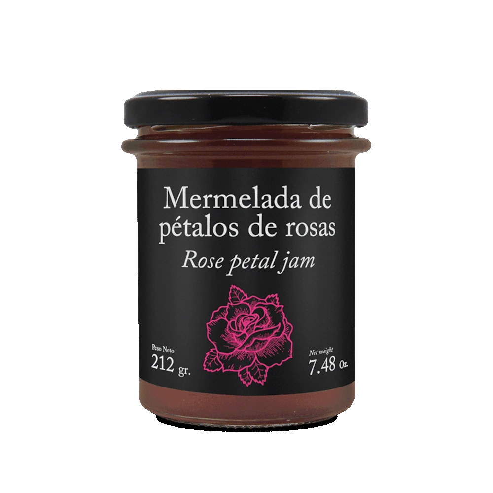 Mermelada de pétalos de rosa