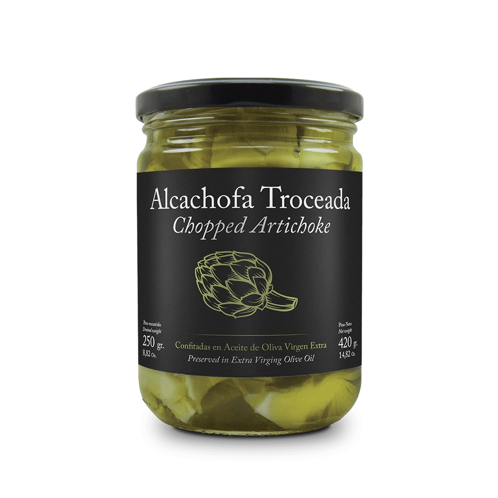 Alcachofas troceadas