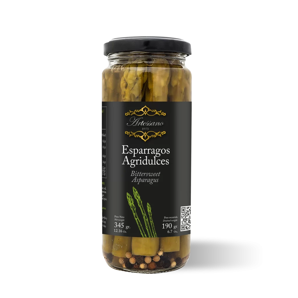 Espárragos trigueros agridulces